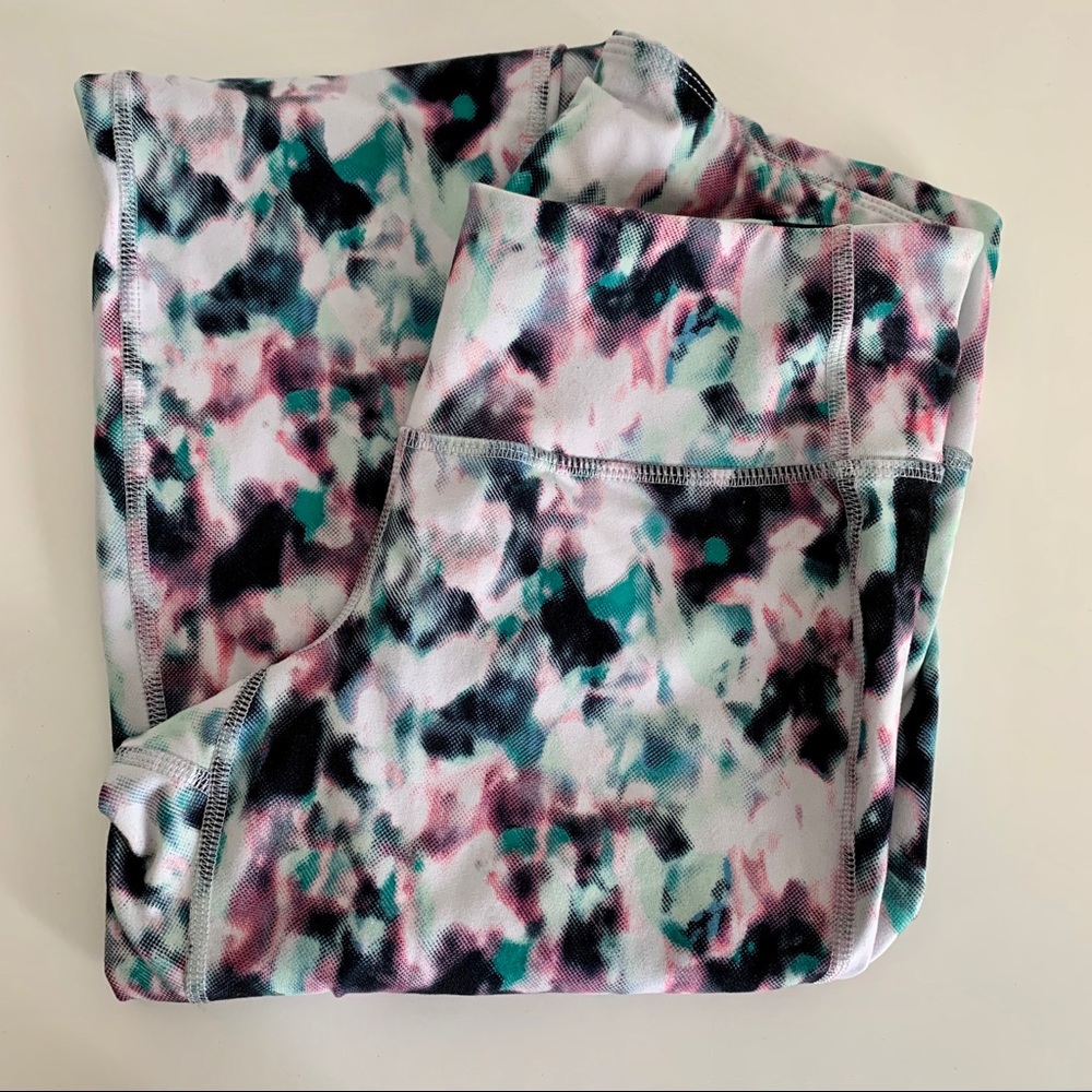 Old Navy Go- Dry Active Leggings - White Splatter